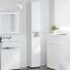 vidaXL Bathroom Cabinet White 30.5 x 30 x 195 cm Engineered Wood