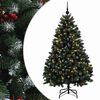 vidaXL Artificial Christmas Tree Green with Bauble 150 cm 150 LEDs