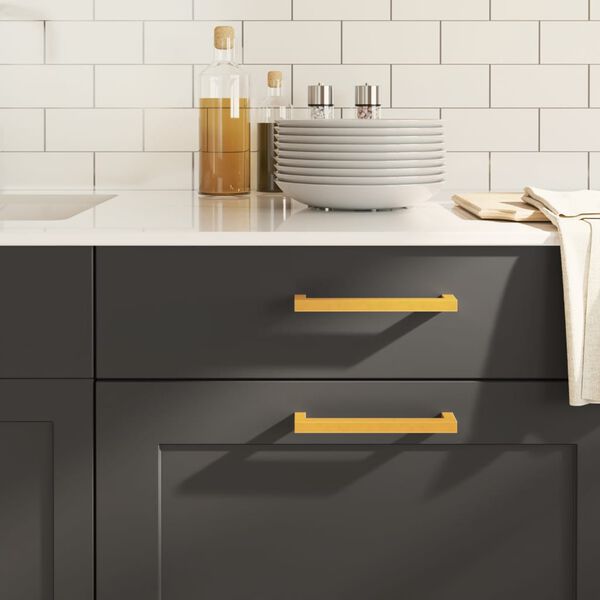 vidaXL Cabinet Handles 20 pcs Gold 160 mm Stainless Steel