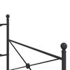 vidaXL Day Bed without Mattress Black 100x200 cm Steel