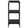 vidaXL Book Cabinet Black oak 40 x 33 x 70.5 cm Engineered wood