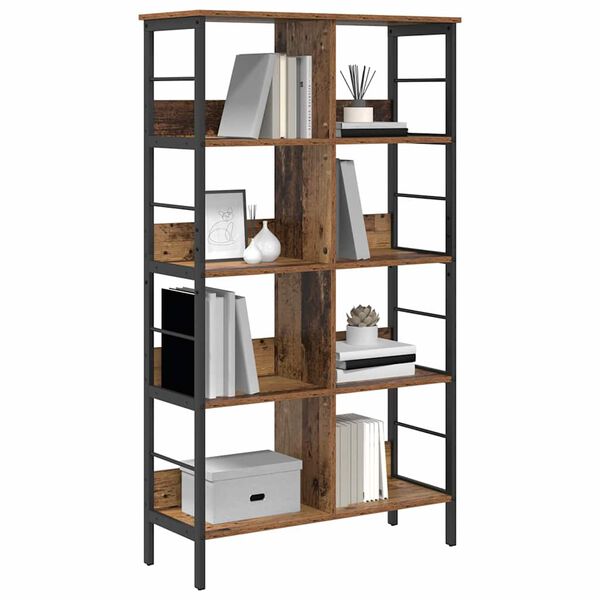vidaXL Bookshelf Old Wood 82 x 32 x 144.5 cm Engineered Wood