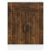 vidaXL Kitchen Base Cabinet Lucca Smoked Oak Engineered Wood