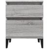 vidaXL Bedside Cabinets 2 pcs Grey Sonoma 40x35x50 cm