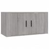 vidaXL 3 Piece TV Cabinet Set Grey Sonoma Engineered Wood