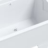 vidaXL Laundry Tub White 59x41x75 cm Resin