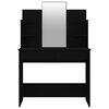 vidaXL Dressing Table Set Black 96x40x142 cm