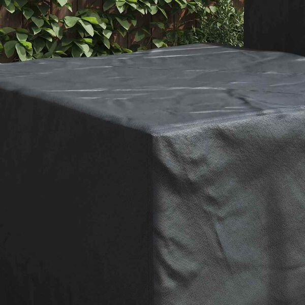 vidaXL Furniture Cover Plain Black 60 x 60 x 45 cm Fabric