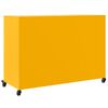 vidaXL Sideboard Mustard Yellow 100.5x39x72 cm Steel