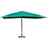 vidaXL Floating Garden Parasol Melia 300 x 400 cm Green