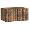 vidaXL Wall-Mounted TV Cabinet 59.5 x 41 x 30 cm Smoked Oak