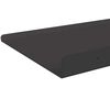 vidaXL Floating Shelf Wall-mounted 4 pcs Black 60 x 18 x 2.5 cm Steel