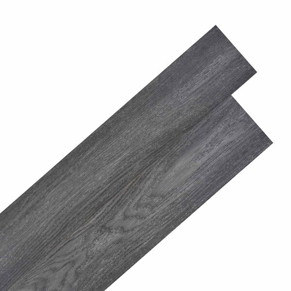 vidaXL Flooring Planks 36 pcs Black and White 5.02 m&sup2; PVC