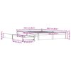 vidaXL Bed Frame with Drawer Wax Brown 120 x 200 cm Solid Pine Wood