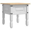 vidaXL End Table Corona White 50 x 50 x50 cm Solid Pine Wood
