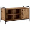 vidaXL Shoe Cabinet 100 x 39.5 x 55.5 cm Engineered Wood Old Wood