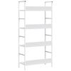 vidaXL 4-Layer Book Shelf White 60x27.6x124.5 cm Engineered Wood