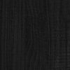 vidaXL Garden Planter Black 60x60x60 cm Solid Pinewood