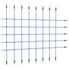vidaXL Climbing Net 200x150 cm Blue