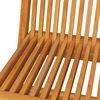 vidaXL Folding Garden Chairs 6 pcs Solid Teak Wood