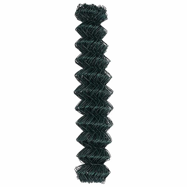 vidaXL Chain Link Fence Green 25 x 1 m Steel