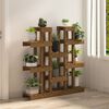 vidaXL Plant Stand Honey Brown 104.5x25x109.5 cm Solid Wood Pine