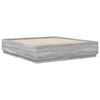 vidaXL Bed Frame Grey Sonoma 180 x 200 cm Engineered Wood