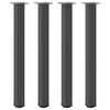 vidaXL Bar Table Legs 4 pcs Anthracite 90-92 cm Steel
