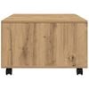 vidaXL Coffee Table Artisan Oak 60x60x38 cm Engineered Wood