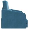 vidaXL Sofa Bed Blue 65 x 80 x 83 cm Velvet