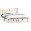 vidaXL Bed Frame without Mattress King Size Solid Wood