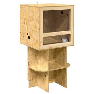 vidaXL Terrarium Brown 50 x 50 x 100 cm OSB