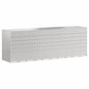 vidaXL Wheelie Bin Storage for 5 Bins Stainless Steel Silver