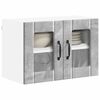 vidaXL Kitchen Cabinet 2 pcs Concrete Grey 60 x 31 x 40 cm