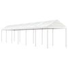 vidaXL Gazebo with Roof White 13,38x2,28x2,69 m Polyethylene