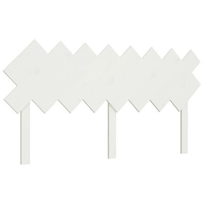 vidaXL Bed Headboard White 159.5x3x80.5 cm Solid Wood Pine
