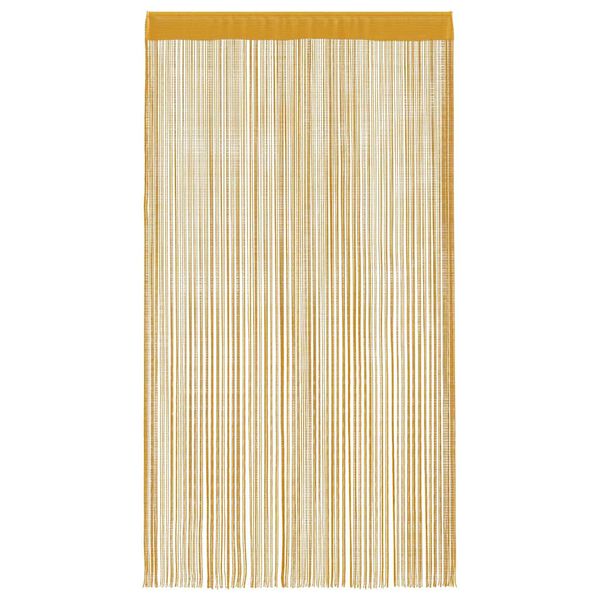 vidaXL String Curtains 2 pcs Gold 140x250 cm