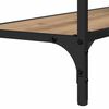 vidaXL Console Table Artisan oak 101 x 30.5 x 75 cm Engineered wood