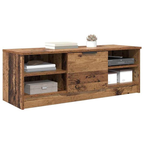 vidaXL TV Cabinet Old Wood 102 x 35 x 36.5 cm Engineered Wood
