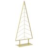 vidaXL Metal Christmas Tree with Stand KUOPIO 180 cm Steel Gold