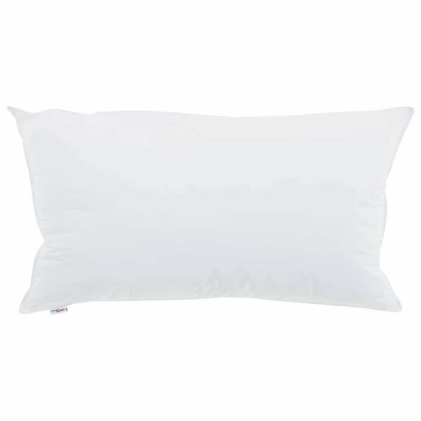 vidaXL Pillow with Pillow 2 pcs White 40 x 80 cm Cotton