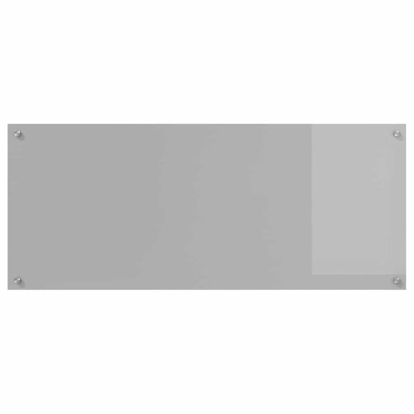 vidaXL Kitchen Backsplash 2 pcs Light Grey 120 x 50 cm Tempered Glass