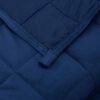 vidaXL Weighted Blanket Blue 220x235 cm King 11 kg Fabric
