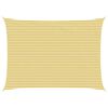 vidaXL Sunshade Sail 5 x 6 m HDPE Rectangular Yellow and White