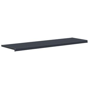vidaXL Window Sill Anthracite with wood grain 160 x 45 x 4.5 cm PVC