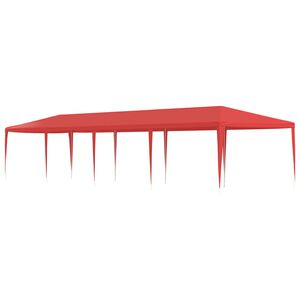 vidaXL Party Tent Red 1200 x 300 x 255 cm PE and Steel