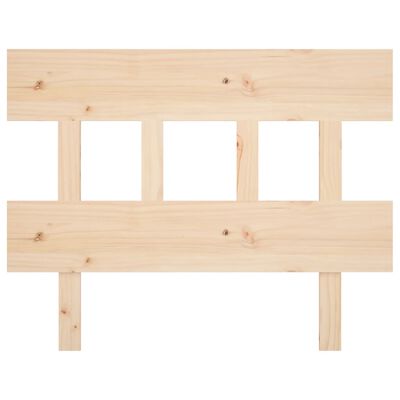 vidaXL Bed Headboard 93.5x3x81 cm Solid Wood Pine