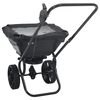 vidaXL Spreader Black 47 x 82 x 75 cm PVC and Steel