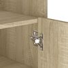 vidaXL Sideboard Sonoma Oak 45x35x75 cm Engineered Wood