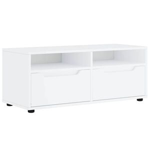 vidaXL TV Cabinet VISNES White 100x40x38 cm Engineered Wood